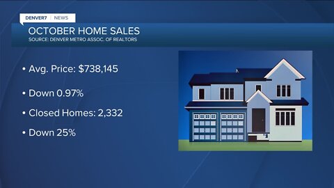 October home sales shows prices down, sales down