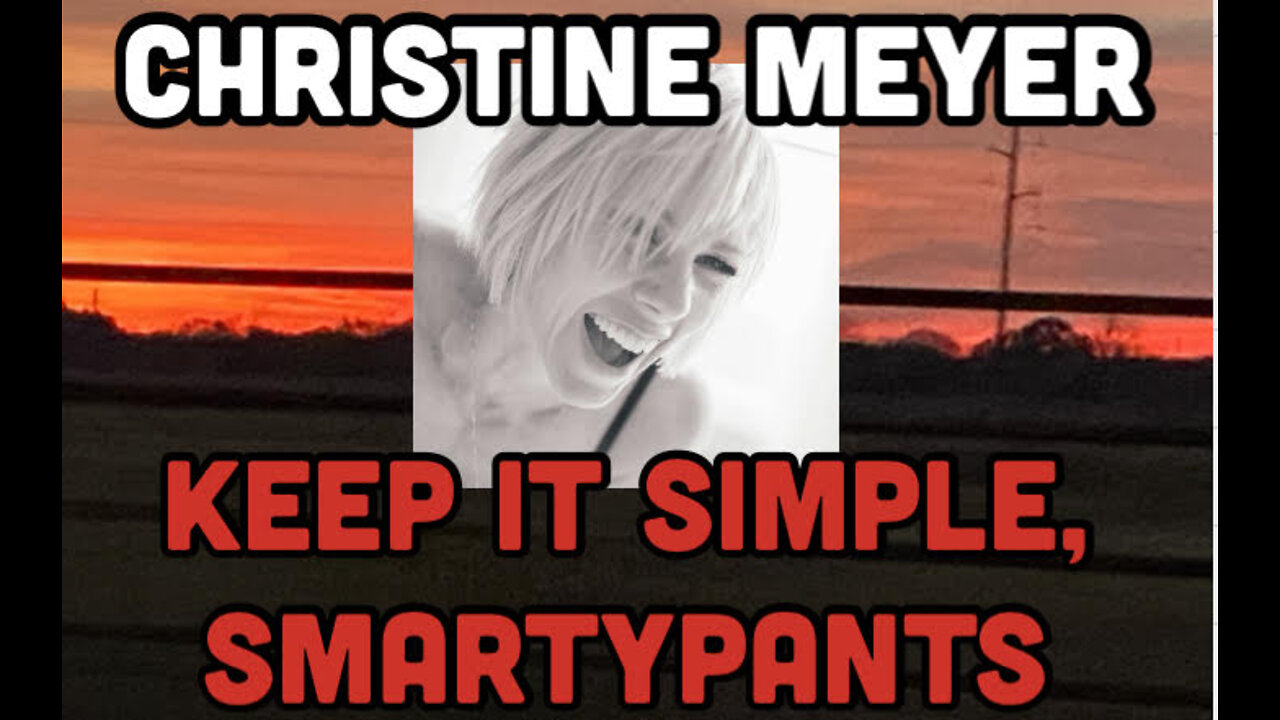 Keep it Simple, Smartypants-A Conversation w/ Life Coach Christine Meyer