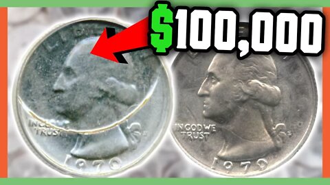 $100,000 RARE QUARTER TO LOOK FOR - RARE ERROR QUARTERS WORTH MONEY!!