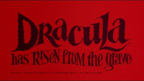 Dracula Has Risen from the Grave (1968, Hammer Films)