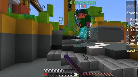 Somehow Winning in Minecraft Bedwars