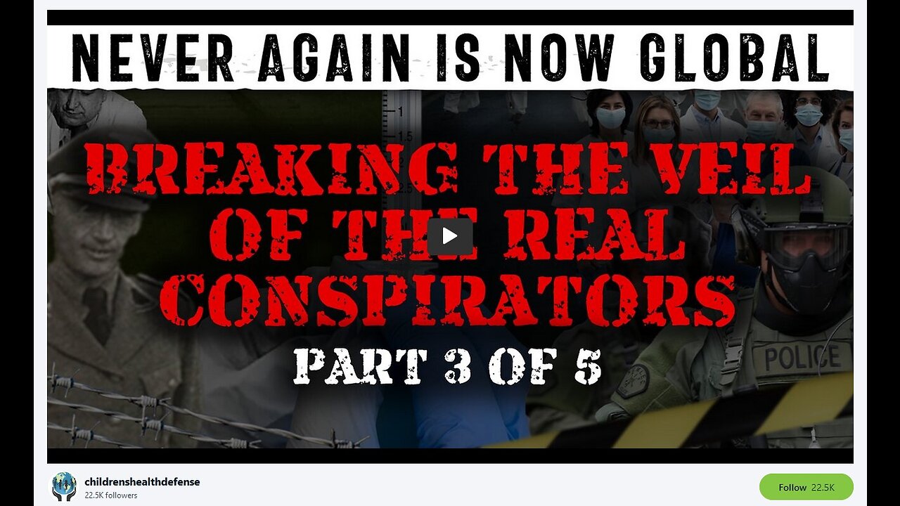 WW3 Update Holocaust: Never Again Now Global Part 3-Breaking The Veil Of The Real Conspirators 1 hr