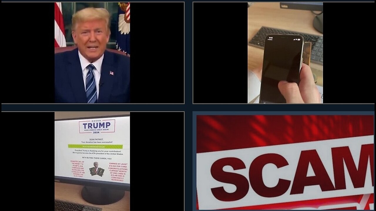 ⚠️SCAMandFRAUDalert⚠️ FAKED TRUMP NFT CARDS