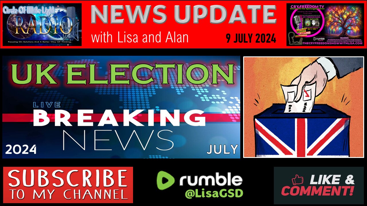 POST 'ELECTION' NEWS UPDATE with ALAN & LISA July 2024 📺🔥🗳️