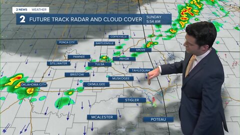 Cold front moving in