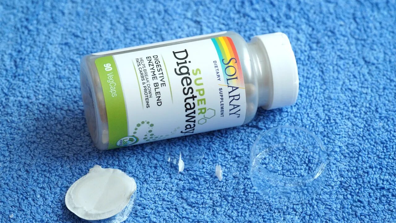 Unboxing Solaray Super Digestaway Digestive Enzyme Blend 90 VegCaps