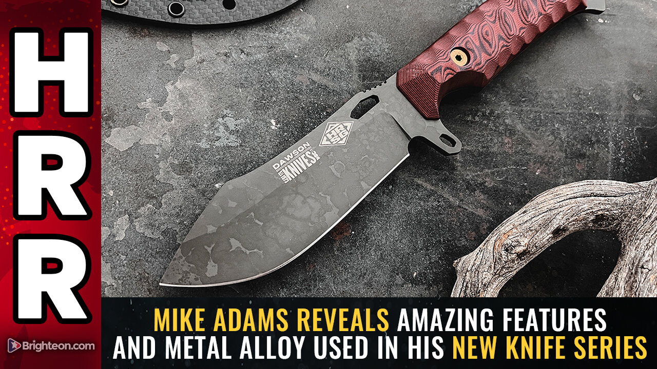 Mike Adams reveals amazing features and metal alloy used in his new KNIFE series