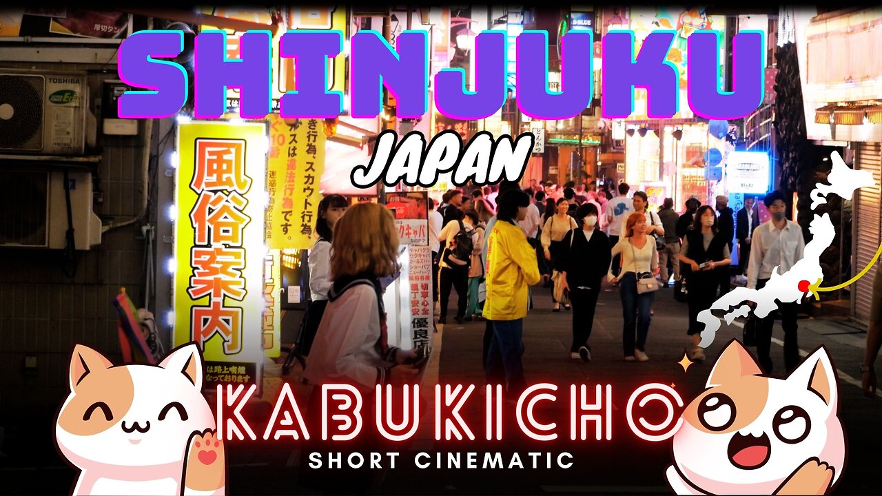 Shinjuku Nights: Exploring the Heart of Tokyo's Kabukicho | Cinematic Journey