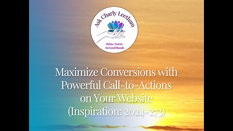 Maximize Conversions with Powerful Call-to-Actions on Your Website (2024/273)