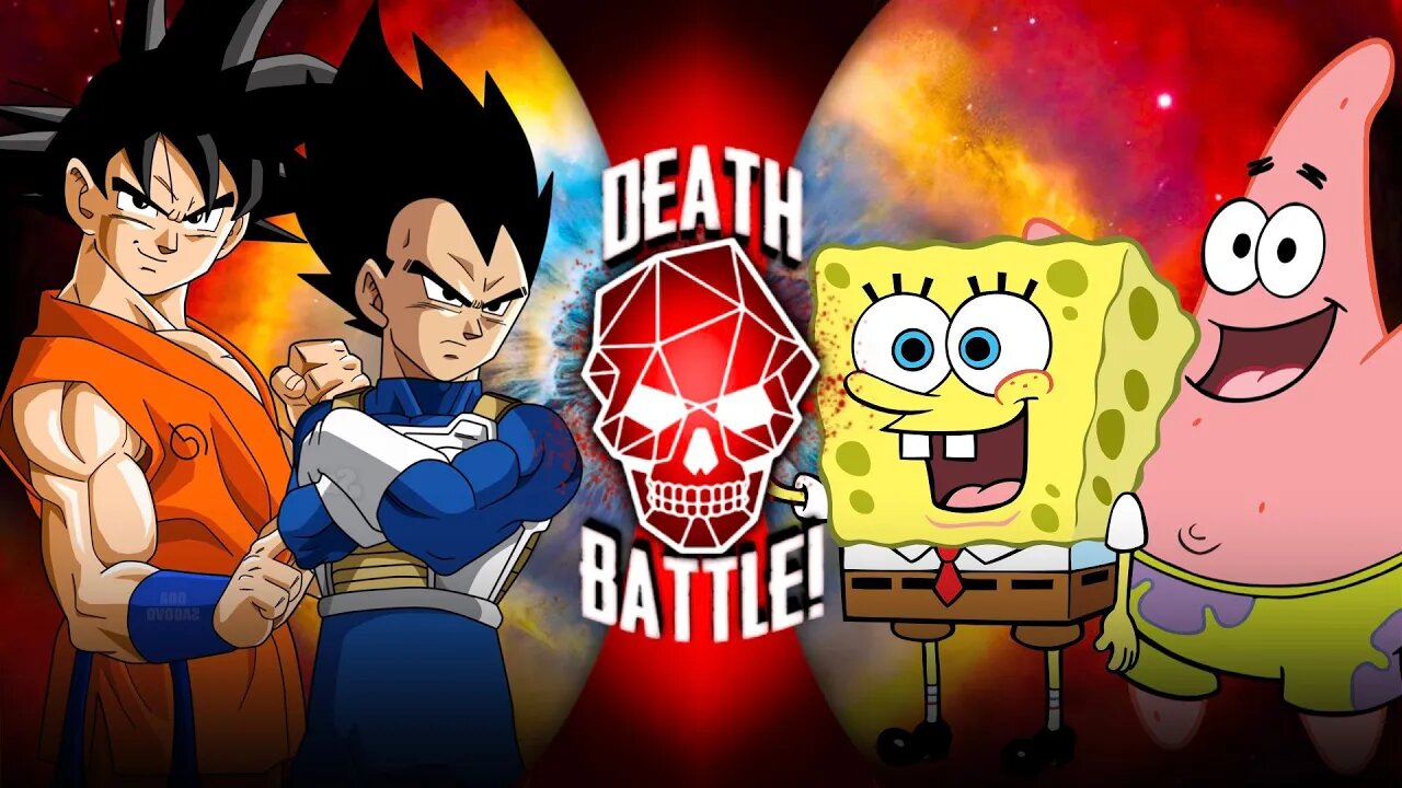 Goku & Vegeta vs. SpongeBob SquarePants & Patrick Star | Death Battle