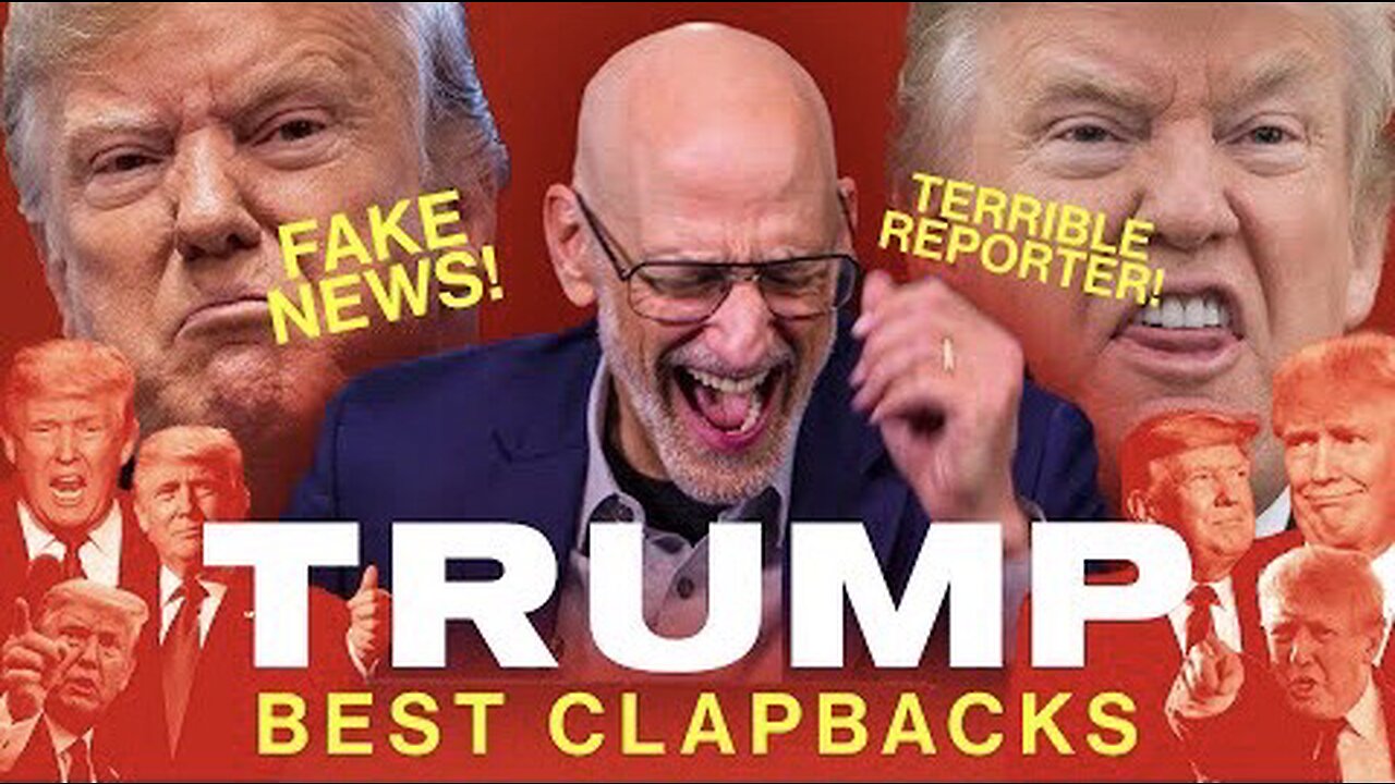 Trump's FUNNIEST Media Clapbacks | Klavan REACTS