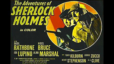 THE ADVENTURES OF SHERLOCK HOLMES 1939 in COLOR Holmes vs Prof. Moriarty FULL MOVIE