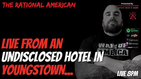 Live from an undisclosed hotel in Youngstown ahead of the Save America Rally