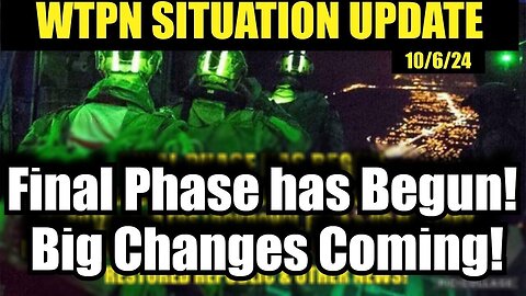 Judy Byington. SGAnon ~ Situation Update 10/6/24 - Final Phase has Begun! Big Changes Coming!