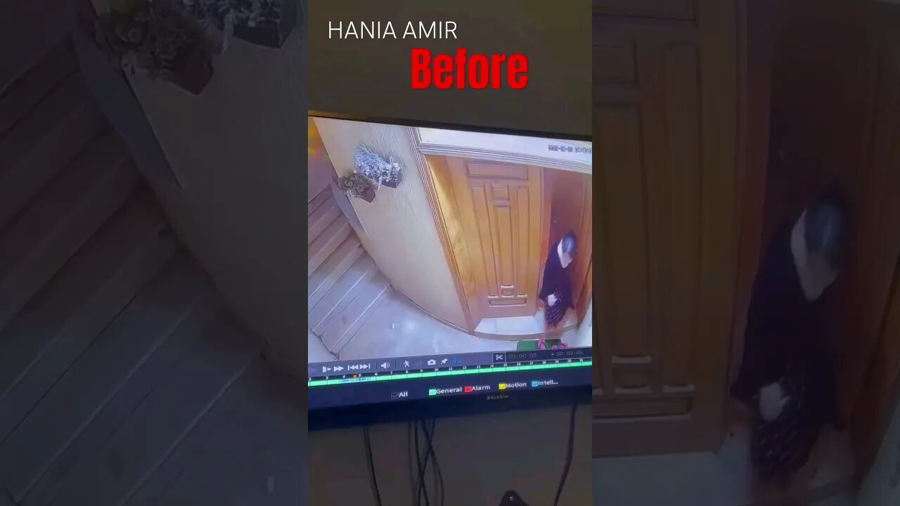 Hania Amir | Home Security Camera | #haniaamir #viralvideo #viral #trending #tkdvidzpr #pakistan