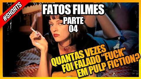 QUANTAS VEZES FORAM FALADAS A PALAVRA "FUCK" EM PULP FICTION? #shorts #curiosidades #historia #nerd