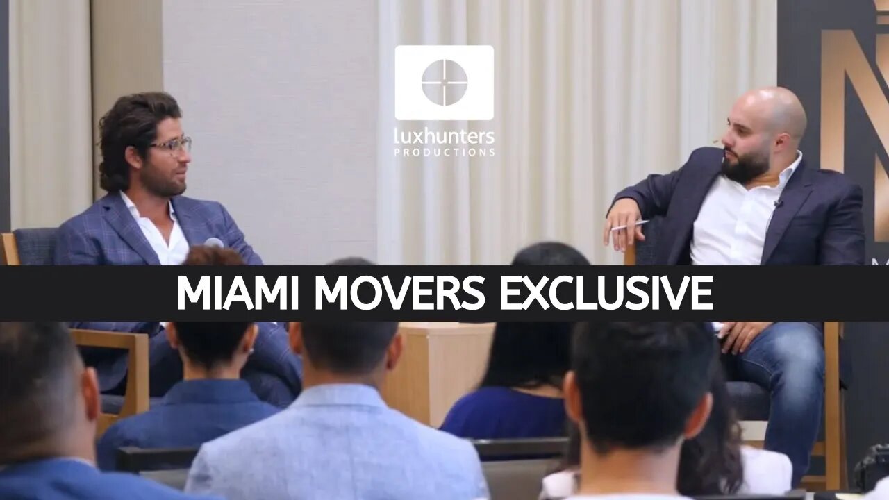 Alexander Goldstein at Miami Movers Exclusive Event