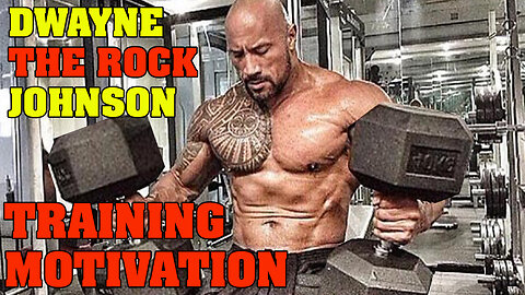 Dwayne Johnson (The Rock), Training & Speech Motivation