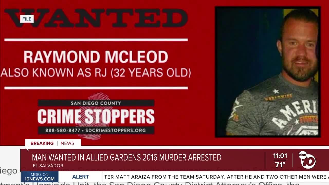 Man wanted in Allied Gardens 2016 murder arrested