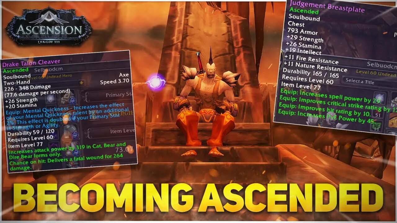 TODAY, WE BEGIN OUR ASCENT INTO GREATNESS! | Project Ascension League 3 | Custom WoW