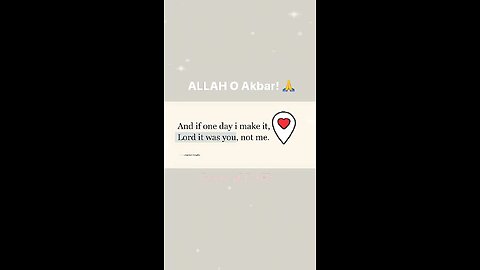 ALLAH O Akbar! 🙏❤️#InshaALLAH