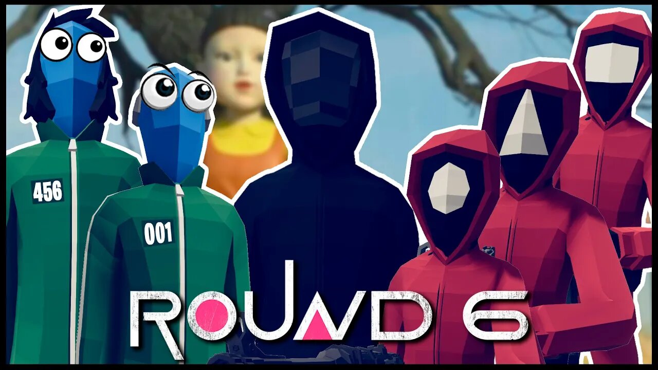 Criando os PERSONAGENS de ROUND 6 Totally Accurate Battle Simulator TABS | Squid Game