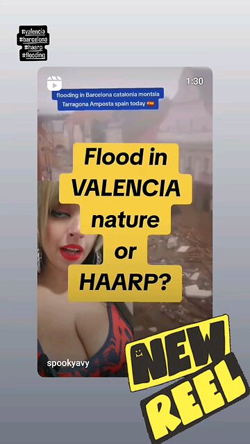 Spain's #Valencia flooding, nature or... Normal, it is not!