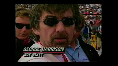 April 10, 1994 - Beatle George Harrison Part of Race Coverage from Phoenix