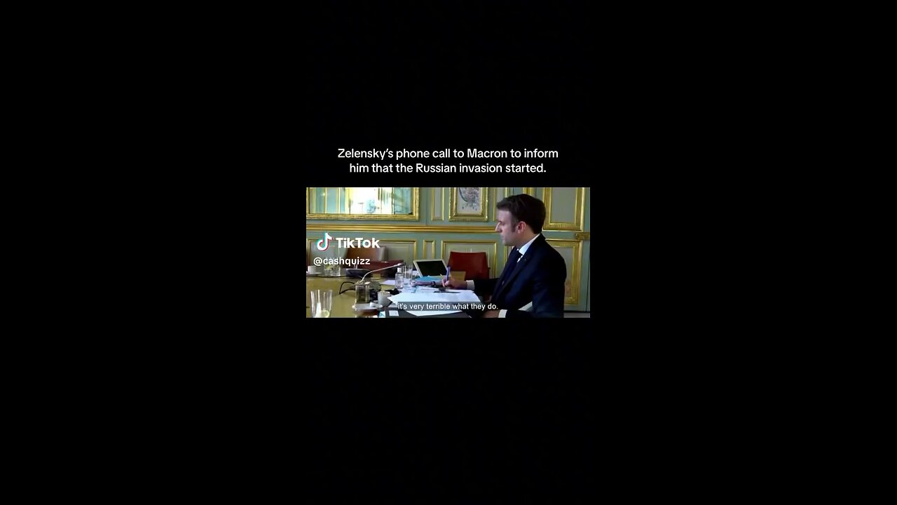 Zelensky in phone with Macron!
