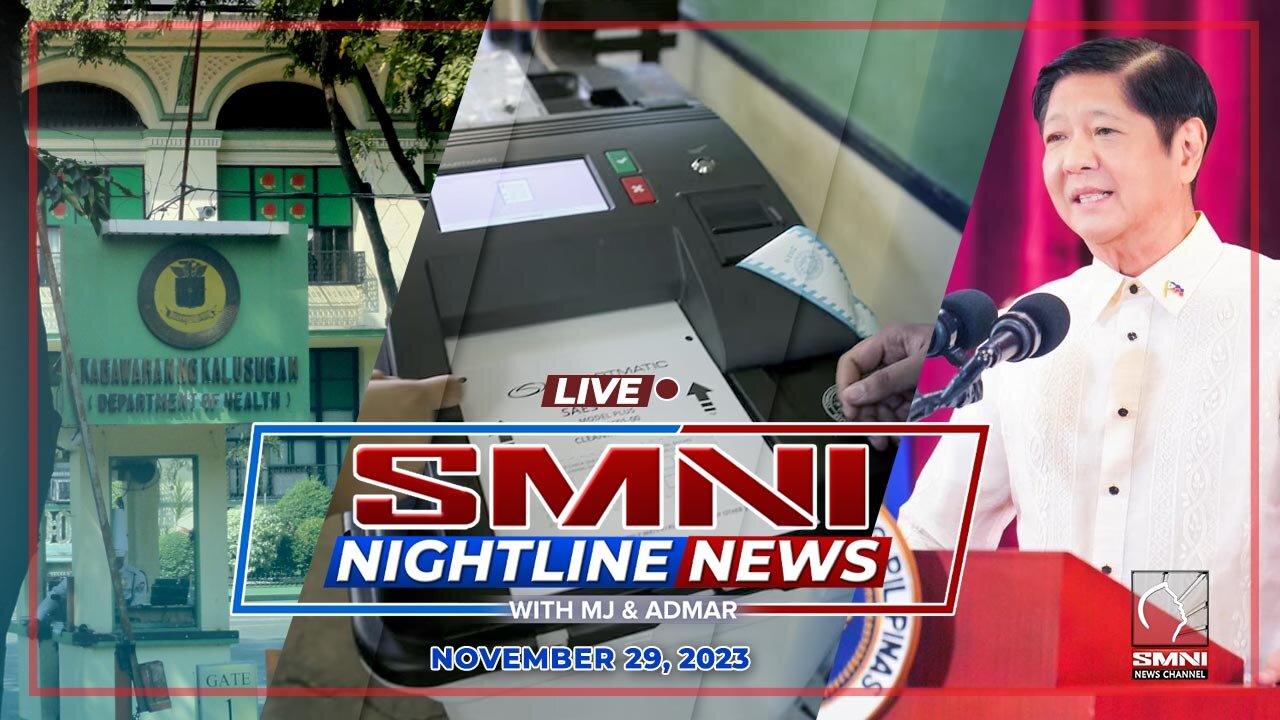 LIVE: SMNI Nightline News with Admar Vilando and Jade Calabroso | November 29, 2023