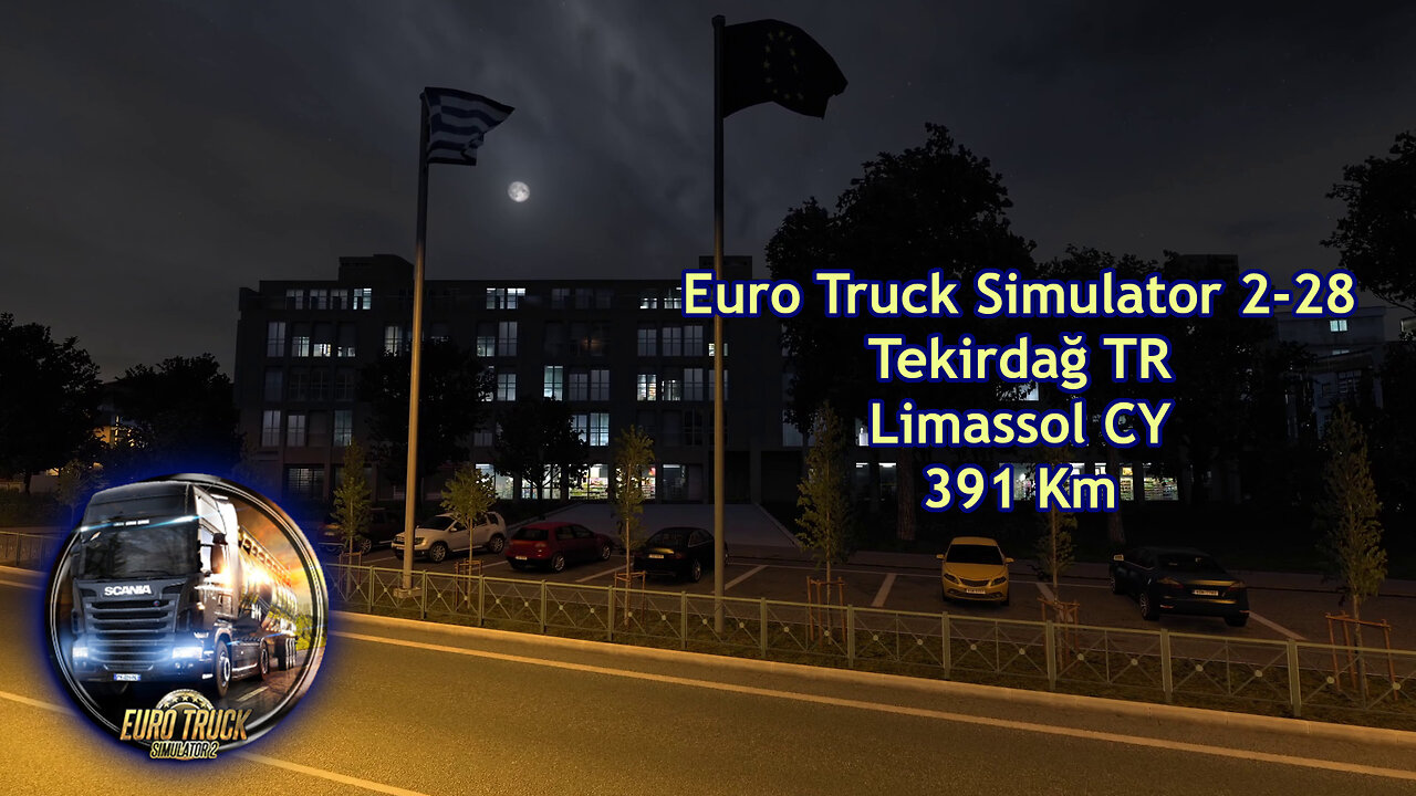 Euro Truck Simulator 2-28, Tekirdağ TR, Limassol CY, 391 Km