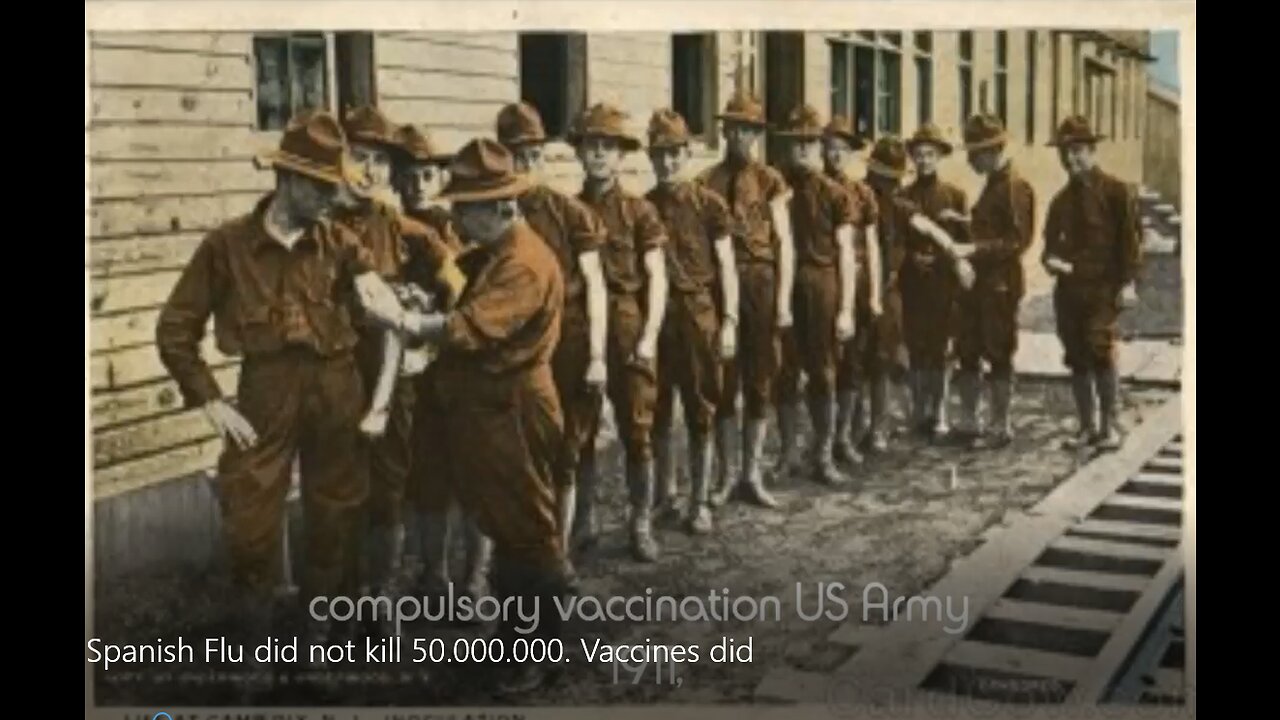 Spanish Flu did not kill 50.000.000. Vaccines did