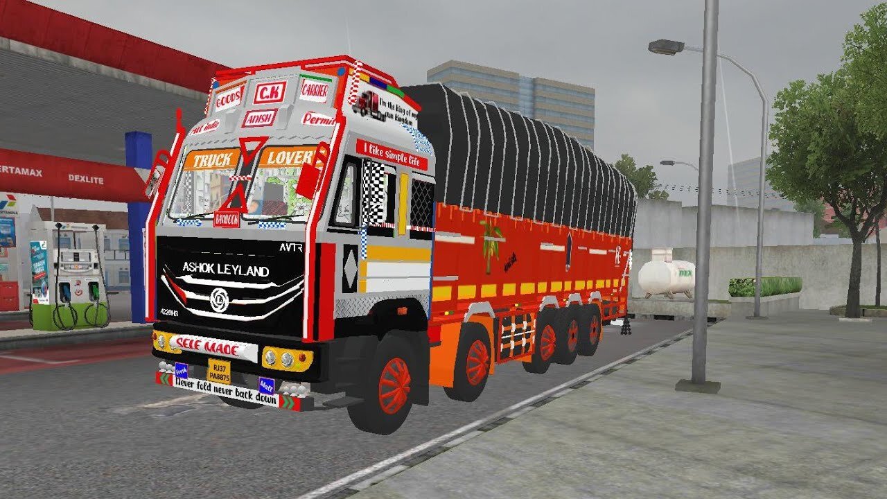 Ashok Leyland Truck Mod |Bus Simulator Indonesia |Truck Mod for BUSSID |Gaming