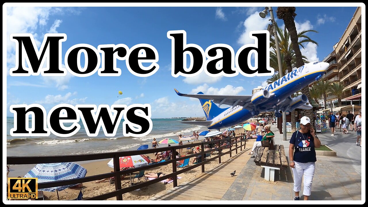 bad news spain costa blanca /ryanair travelers ryanair easyjet