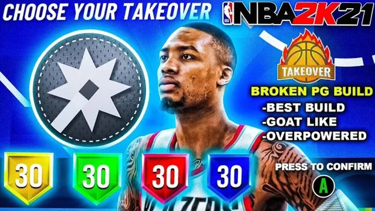 BEST GUARD BUILD on NBA 2K21 is a DEMIGOD! Best Build 2K21! Iso God Build 2K21! BEST PG Build!