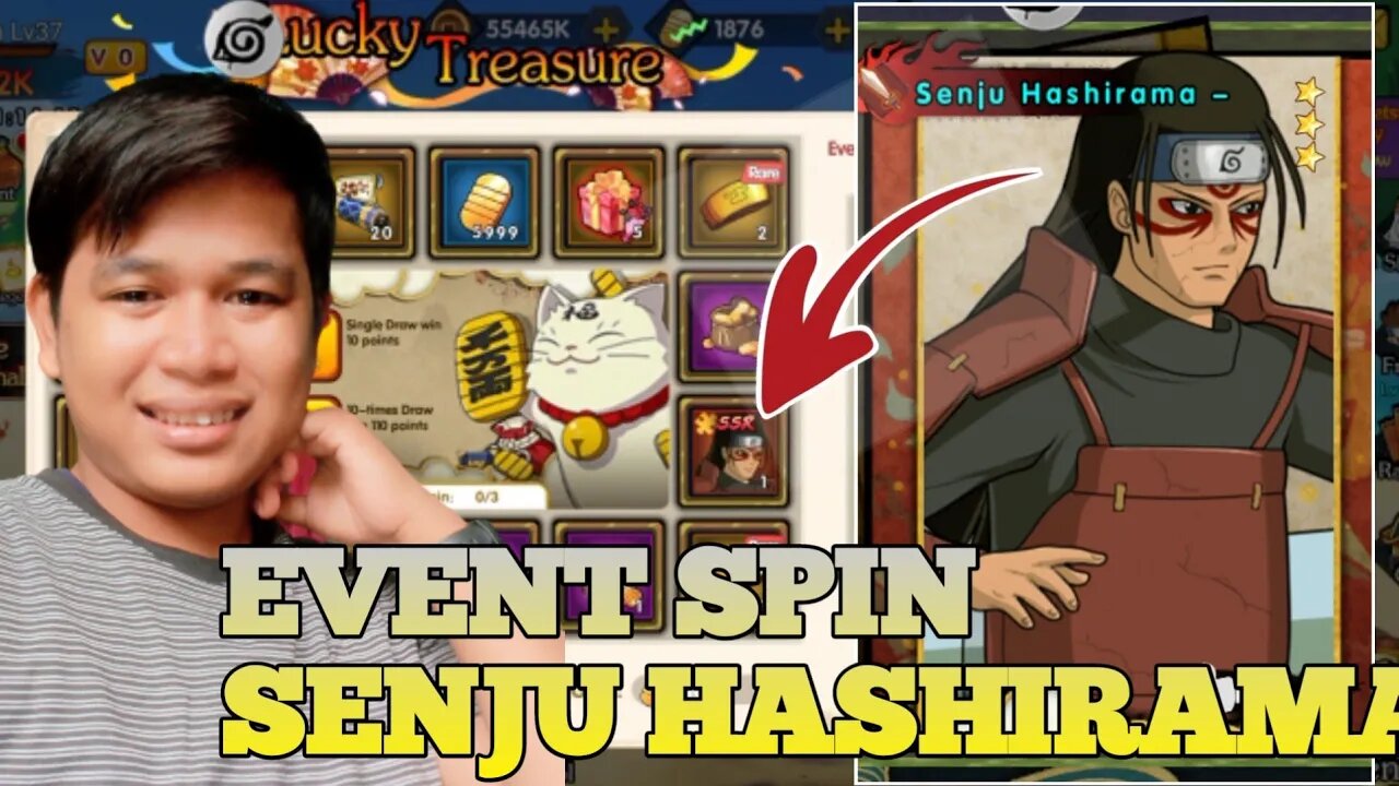 Event Spin Senju Hashirama Ninja SSR Heroes Assembled Reborn