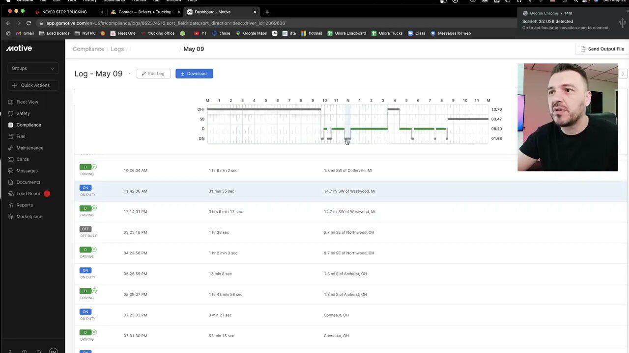 How to read and understand truck log books