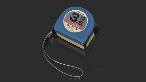 Digital Painting Timelapse - Blue Tape Measure