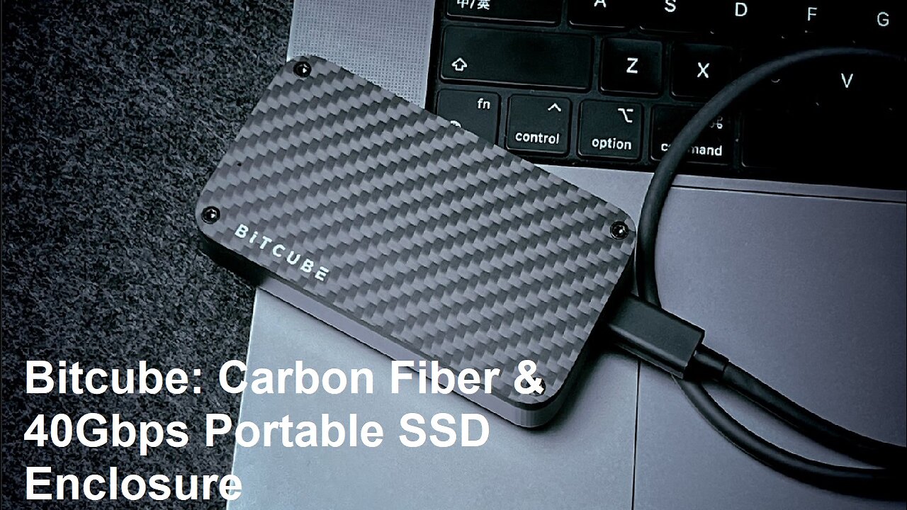 Bitcube: Carbon Fiber & 40Gbps Portable SSD Enclosure