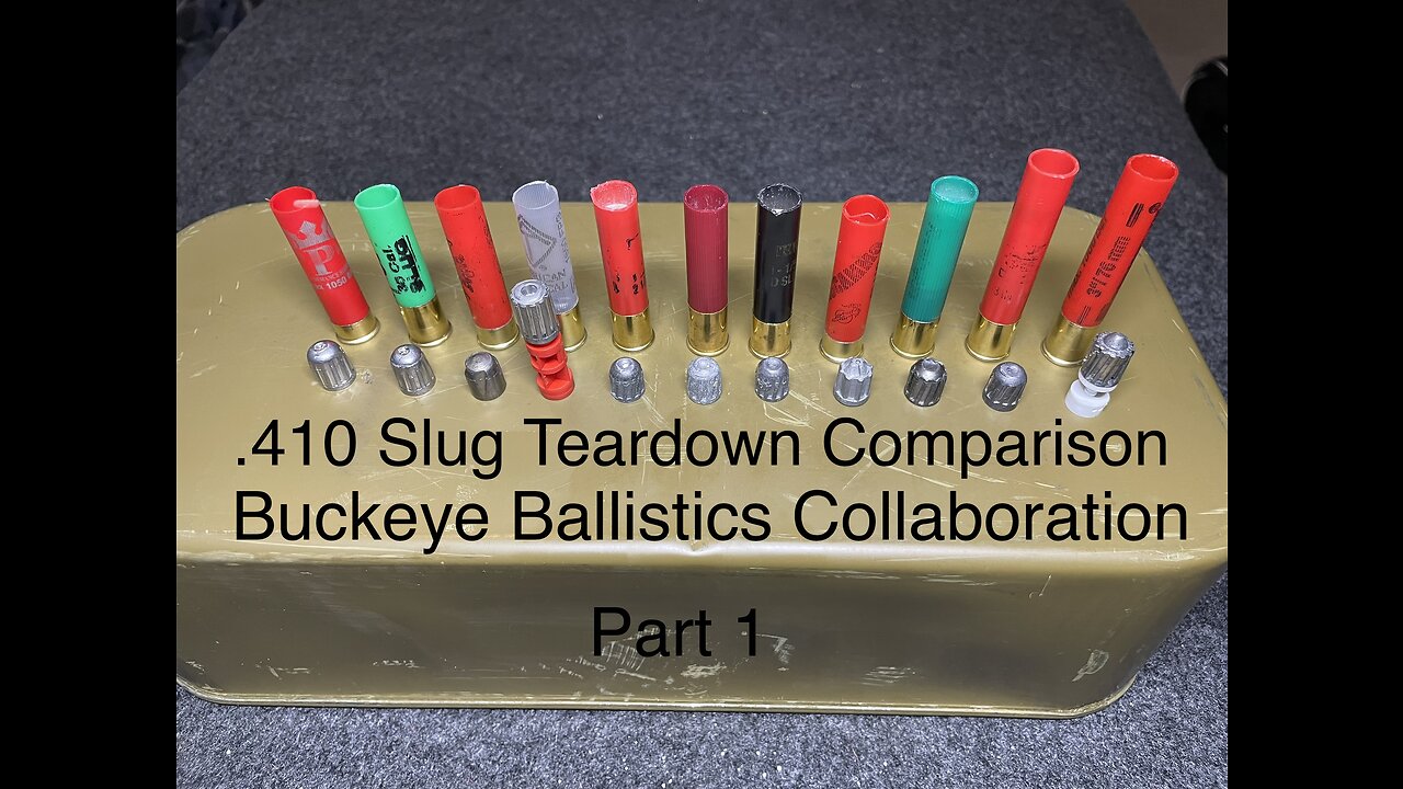 .410 slug Teardown collaboration with Buckeye Ballistics