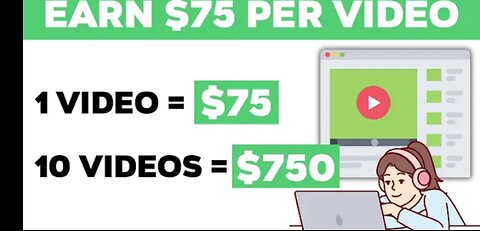 Watch 1 video and get $75.00 for free!!#make money online