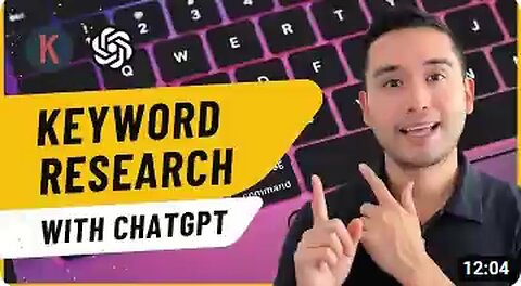 How To Do Keyword Research With ChatGPT