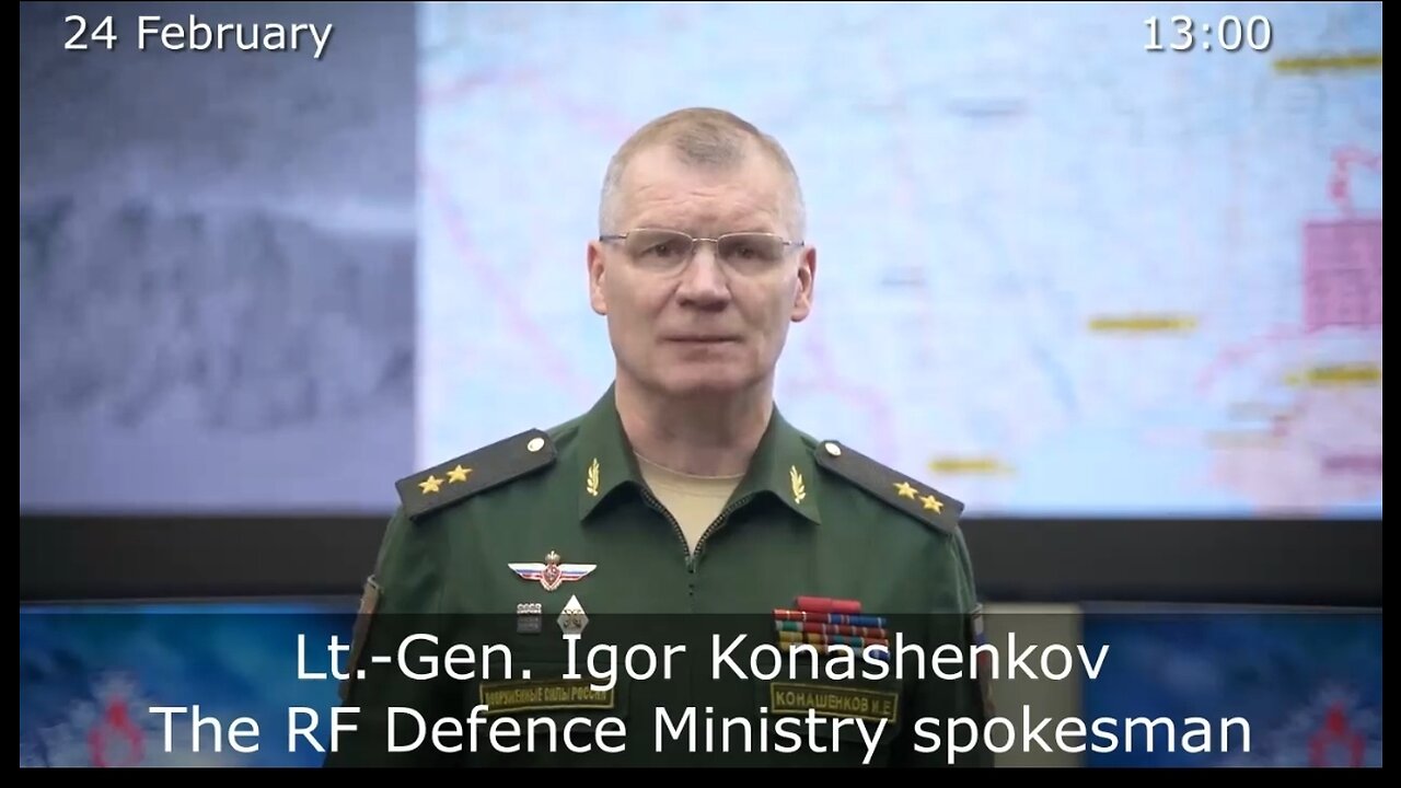 24.02.23 ⚡ Russian Defence Ministry report on the progress denazification of Ukraine