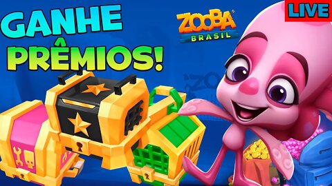 PRÊMIOS GRÁTIS PARA BRASILEIROS!! AII SIM! ZOOBA: Jogo de Batalha Animal LIVE #63