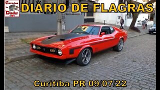 Diário Flagras 09/07/22 Carrões Dudu Honda CRX Ford Mustang Mach 1 carro funerária Chevolet Montana