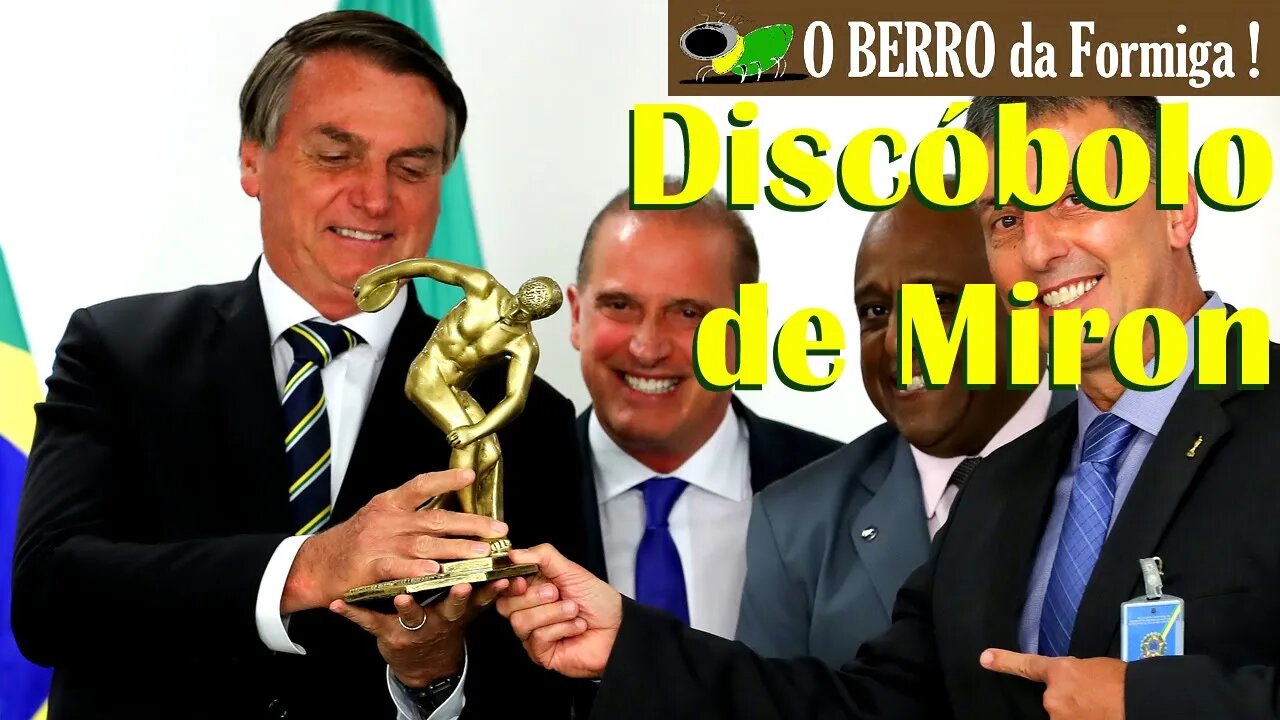 Bolsonaro recebe o Discóbolo de Miron