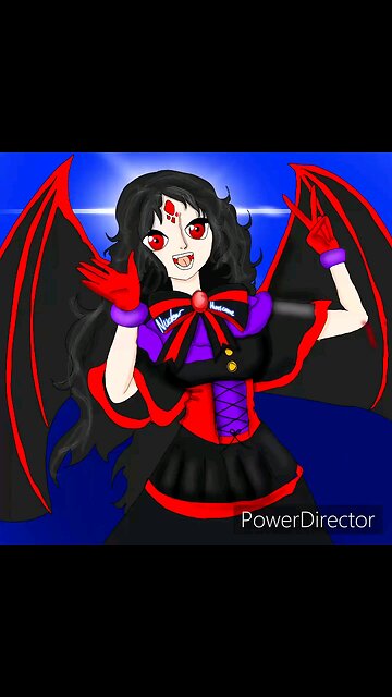 Oc speedpaint the Christmas vampire