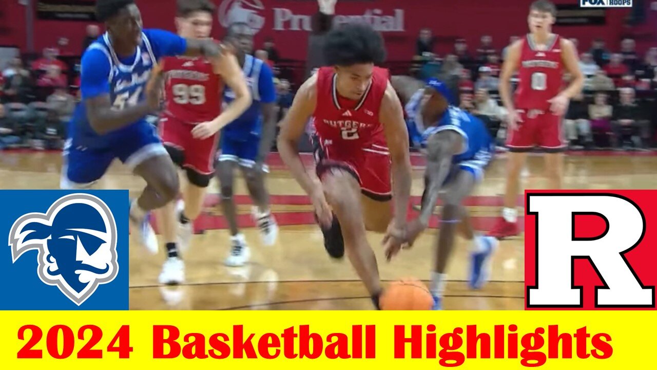 Seton Hall vs Rutgers Basketball Game Highlights 12 14 2024