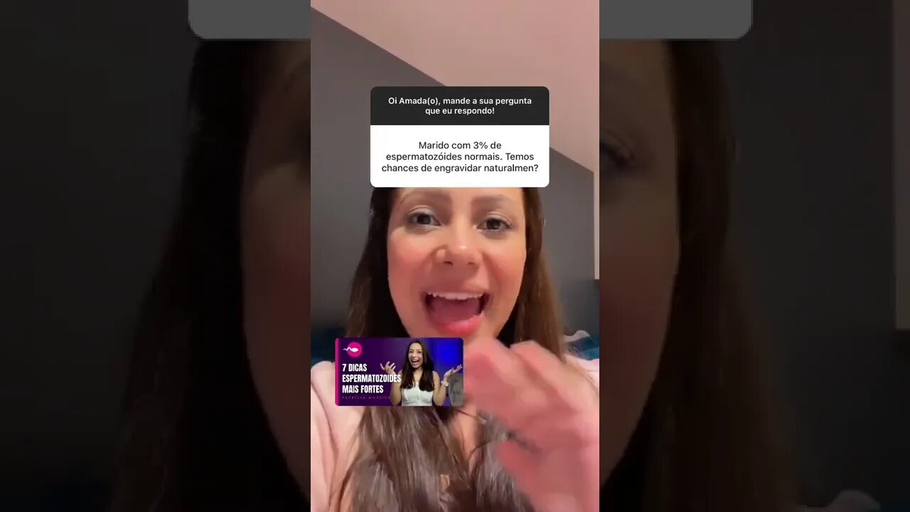Marido com baixa porcentagem de espermatozoides, há chances de gravidez?