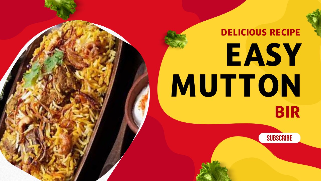 SIMPLE MUTTON BIRYANI FOR BEGINNERS | MUTTON BIRYANI WITH BIRYANI MASALA | MUTTON BIRYANI RECIPE